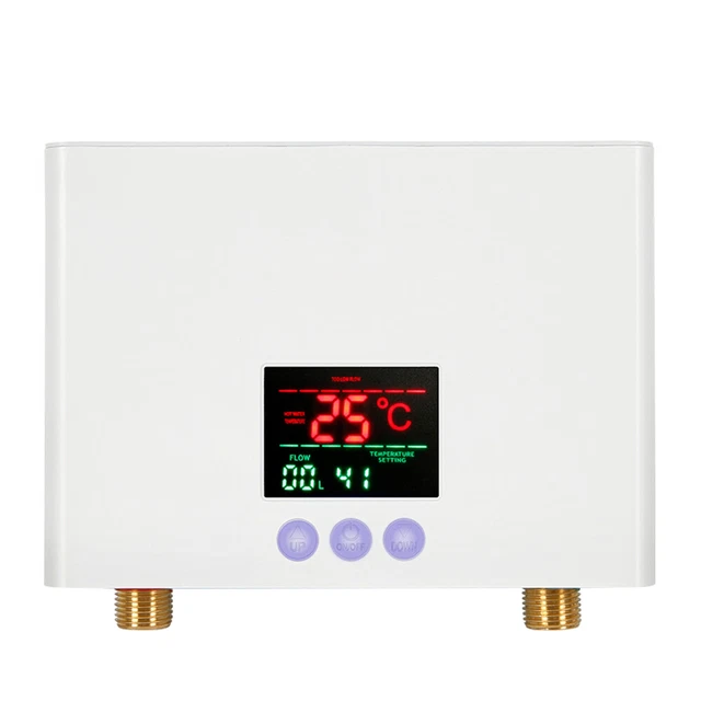 Chauffe-Eau Instantané 3KW  Chauffe-Eau Électrique Sans Réservoir Mural G7L6