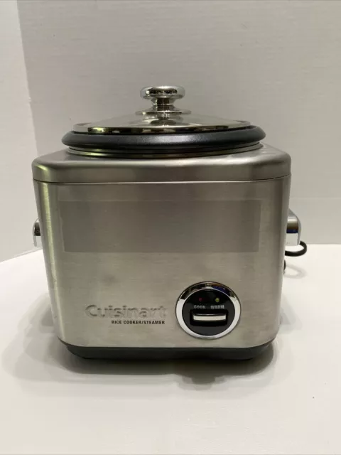 Cuisinart Rice Cooker Steamer 4-Cup Model CRC-400