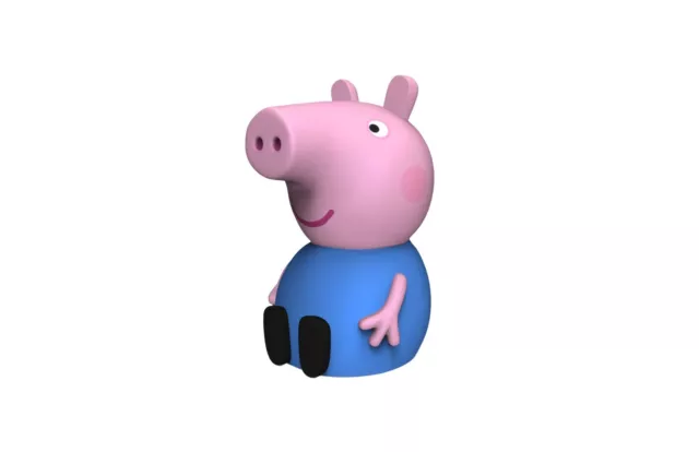 Comansi My First Peppa Figure George (+ 18 Months) Soft Material (TPR) 6.6 cm.,