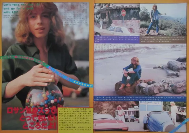 LEIF GARRETT in LA 1978 CLIPPING JAPAN MAGAZINE RS 9S 4PAGE