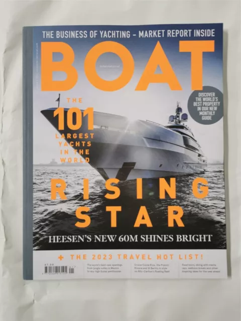 Boat International Magazine, Januar 2023 Das Geschäft des Segelns