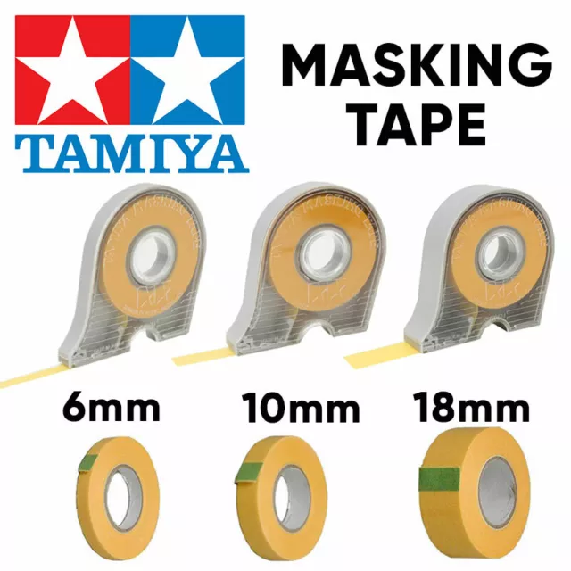 TAMIYA Masking Tape 6mm 10mm 18mm and Refills - Choose