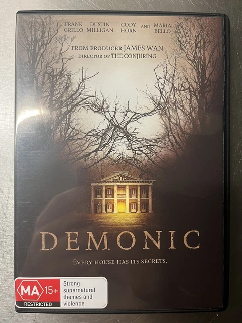 DEMONIC DVD 2015 Horror Region 4 Used FREE POST B5 6.95