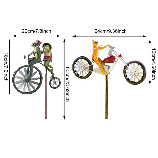 thumbnail interactive-video image 1 of 3D Large Cute Animal Windmill Wind Spinner Whirlig... – Grandado 1 of 1