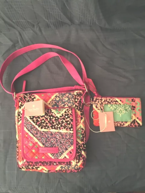Vera Bradley NWT Iconic RFID Mini Hipster Cross Body & Zip ID Case Modern Medley