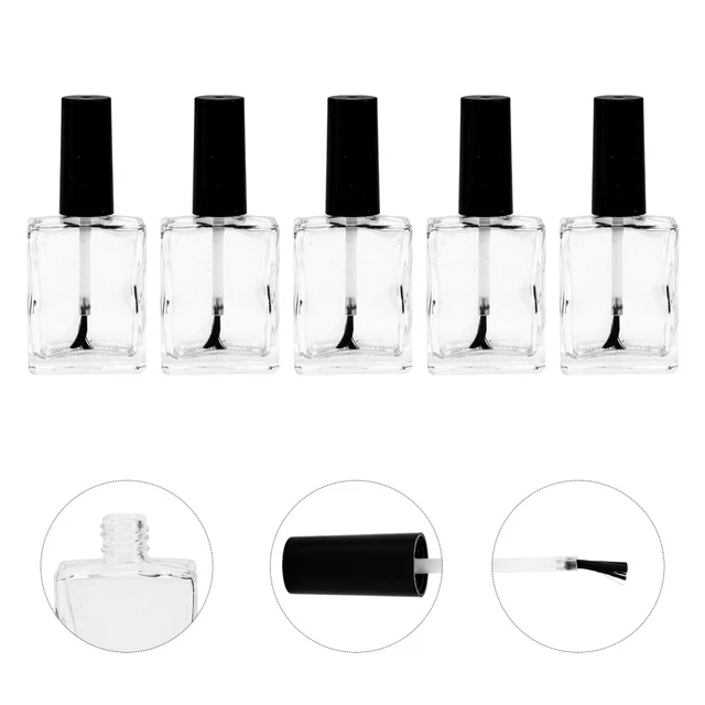 5 pz/confezione bottiglie smalto vuote 5 ml vernice ricaricabile
