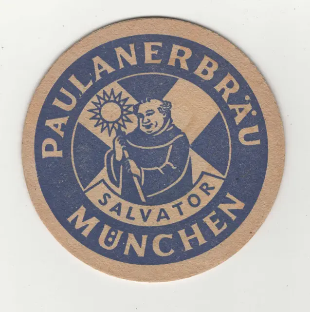 sous bock ancien Paulanerbrau - bierdeckel/beermat/bierviltje/coaster