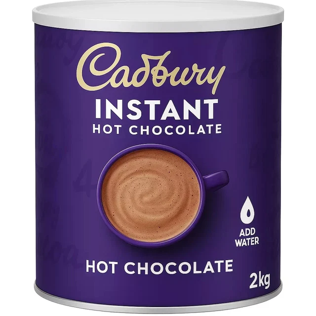 CADBURY INSTANT HOT Chocolate 2kg Coca Powder Tub (Add Water) £21.47 ...