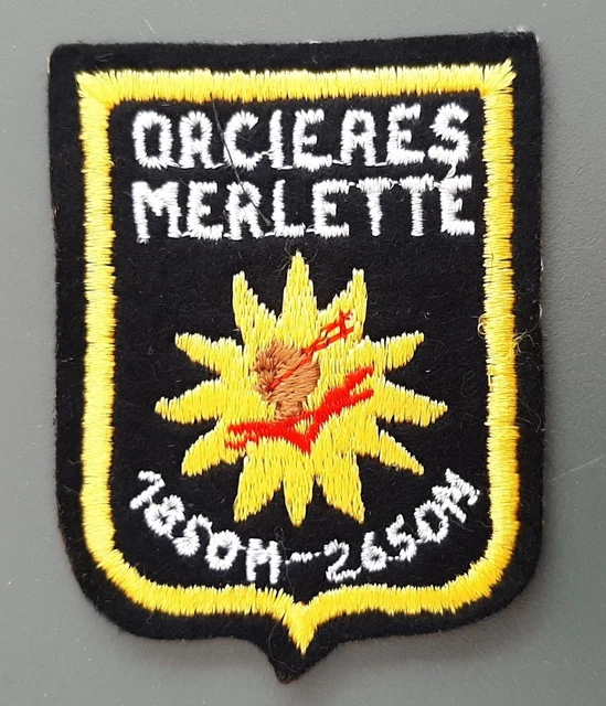Patch Écusson Vintage Pra-Loup - Années 1960/70 - Station De Ski - France