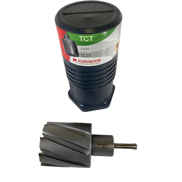 Euroboor HML.2-5/8 2-5/8" x 2" Carbide TCT Annular Cutter with Pin