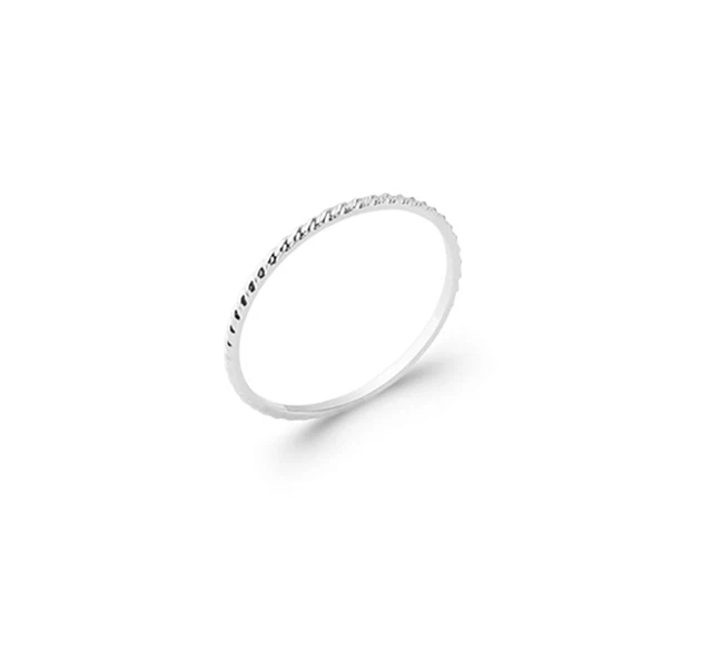 Bague alliance Homme 4mm en Argent 925 rhodié - Neuve - Taille 52