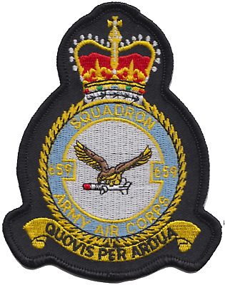 D & T Crest N.667 Squadrone Esercito Britannico Aria Arma Aac Crest Mod Ricamo Toppa 