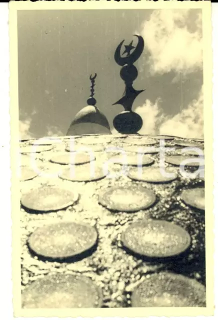 1930 ca AOI ERITREA Veduta artistica del tetto di una moschea *Cartolina FP NV