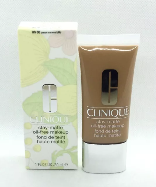 Clinique Stay-Matte Makeup 98 Cream Caramel Foundation 30ml  & OriginalVerpackt