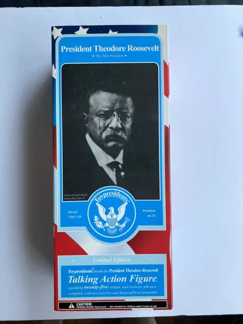 TOY PRESIDENT  12” President THEDORE  ROOSEVELT Talking Action Figure 1/6th