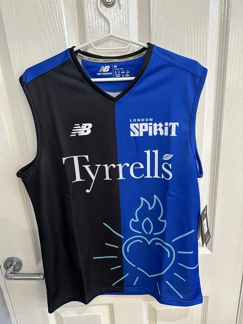 London Spirit New Balance Cricket Vest Shirt Size Medium The Hundred New
