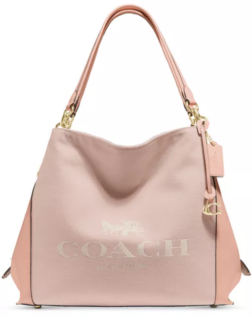 COACH DALTON 31 Horse and Carriage Jacquard Shoulder Bag Chalk RRP 359.99 200.99 PicClick UK
