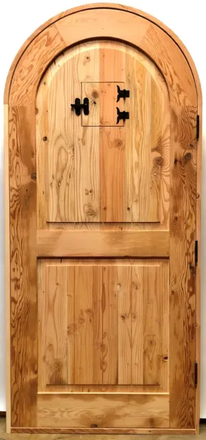 Rustic reclaimed solid old growth lumber Doug Fir wine room solid 2" thick DOOR 2