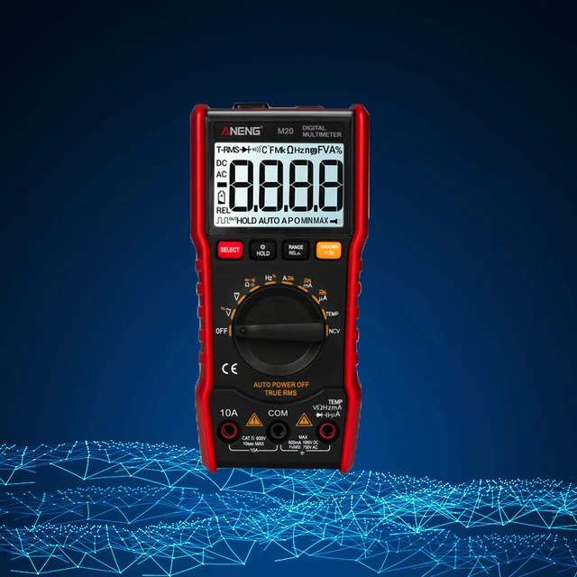 Multimetro Con Selezione Area Automatica Red
