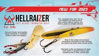 NEW for 2023 Z-man HellraiZer Self-Walking topwater bait by ZMan - Choose Color