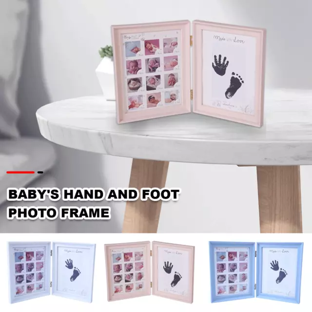 12 Months Foot Hand Print Newborn Baby My First Year Moments Photo Frame Picture