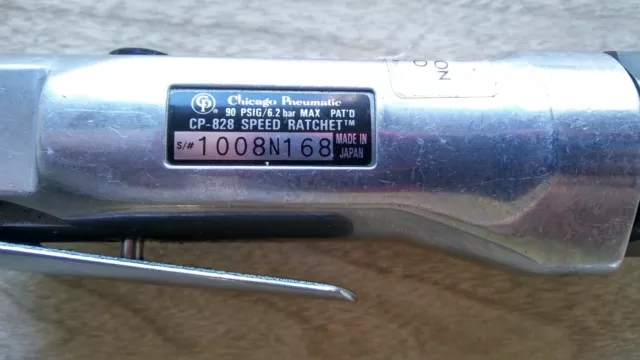 Chicago Pneumatic 3/8"Dr Speed Air Ratchet Cp-828 4