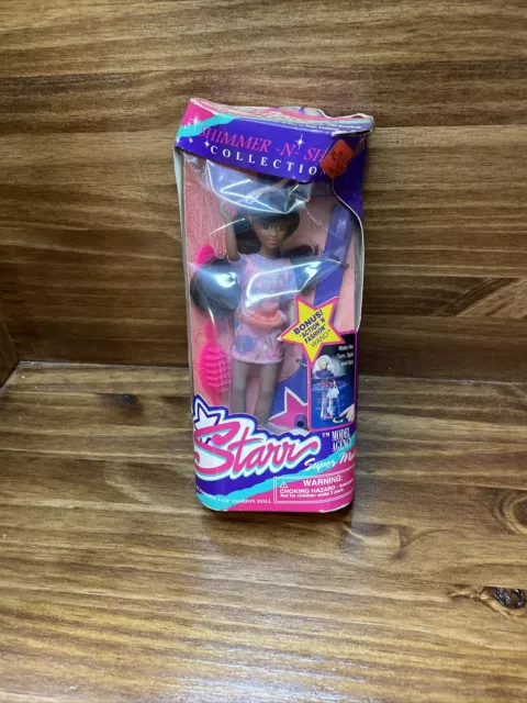 SHIMMER 'N SHINE TOYA AFRICAN AMERICAN STARR MODEL AGENCY - Damaged BOX By JPI
