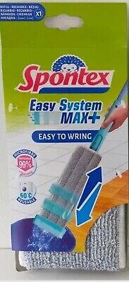 Nuevo Spontex Easy System Max+ fregona plana almohadilla de recarga de microfibra precio libre