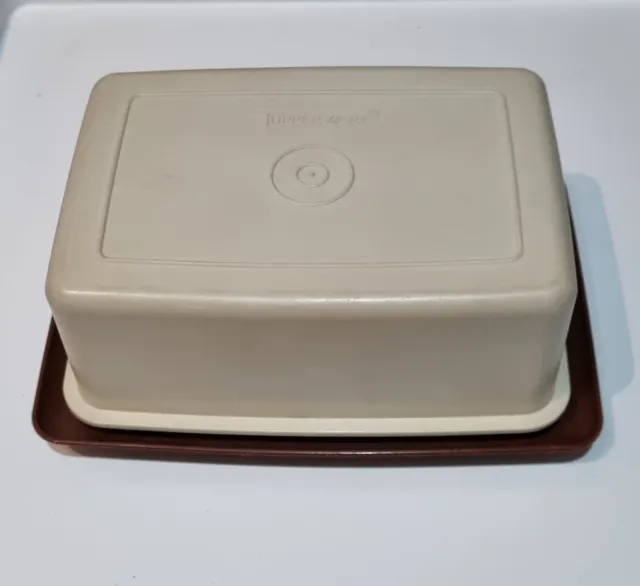 Vintage Tupperware 781 Butter Dish and Cheese Keeper Food Storage