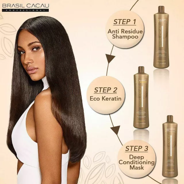 Cadiveu Brasil Cacau Original Eco Keratin 1 Liter Kit 2