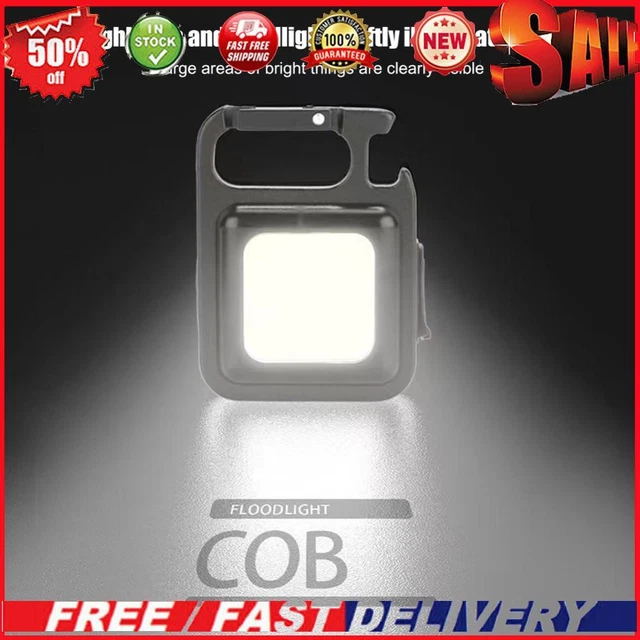 Powerful Emergency Lamps Waterproof Work Light Mini Keychain for Outdoor Camping