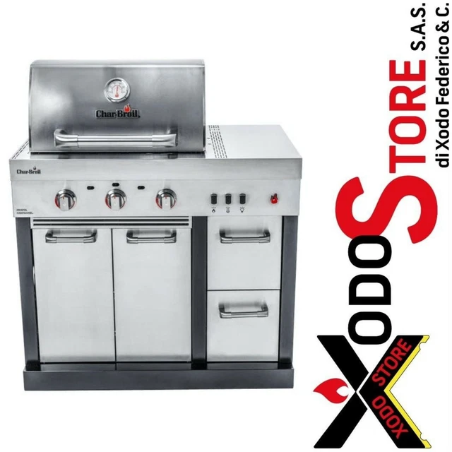 Barbecue Gaz Char-broil Modèle Ultimate Grill 3 fuochi - Envoyer Mail pour