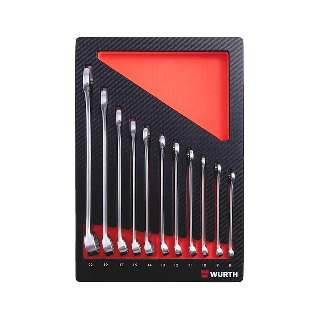 Stanley Proto Maulschlüssel-Set 11-teilig - Kurze Ringmaulschlüssel, Geschmiedet, Vernickelt