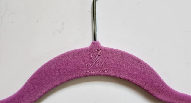 7 JOY MANGANO JM HSN Huggable Hangers for Shirts, LILAC PURPLE w