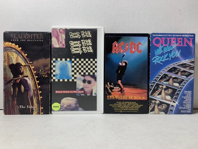 80’S ROCK VHS AC/DC Slaughter Queen Cheap Trick £13.49 - PicClick UK