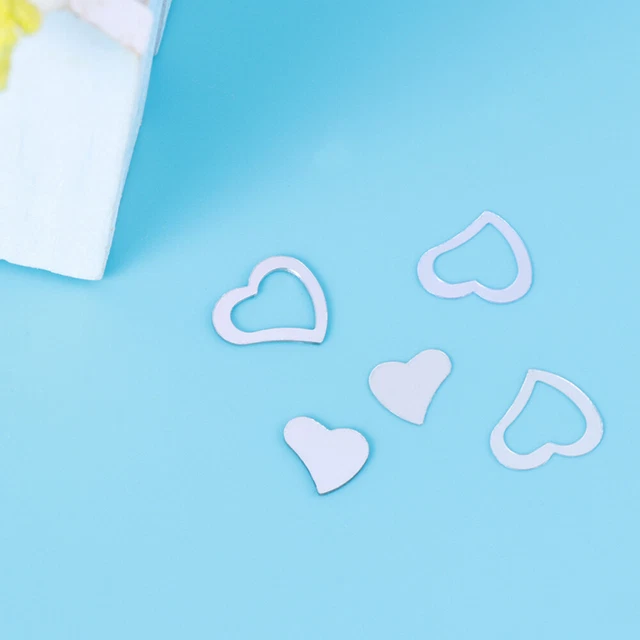 600 pz Tavolo a spruzzo romantico amore fai da te decorazione argento matrimonio compleanno