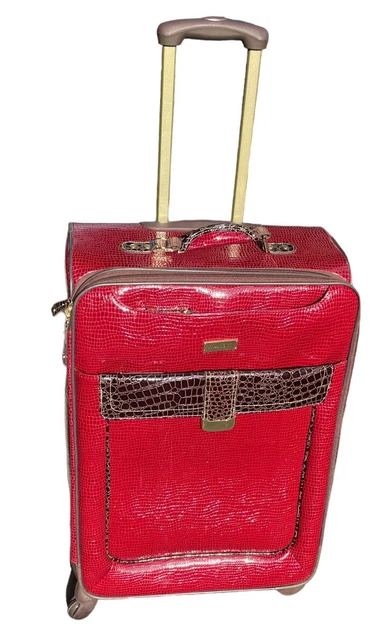 Samantha Brown Red Luggage  Classic Collection Spinner Wheels Large 29x18x10 2
