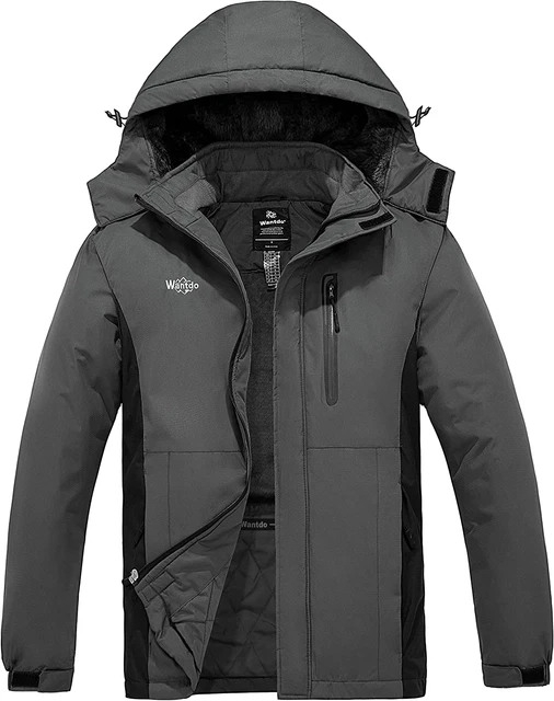 Giacca Da Sci Impermeabile Cappotto Da Neve Con Cappuccio Parka Da Montagna in P