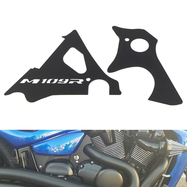 Engine Side Covers Frame Fillers Keyhole For  Suzuki BOULEVARD M109R/INTRUDER