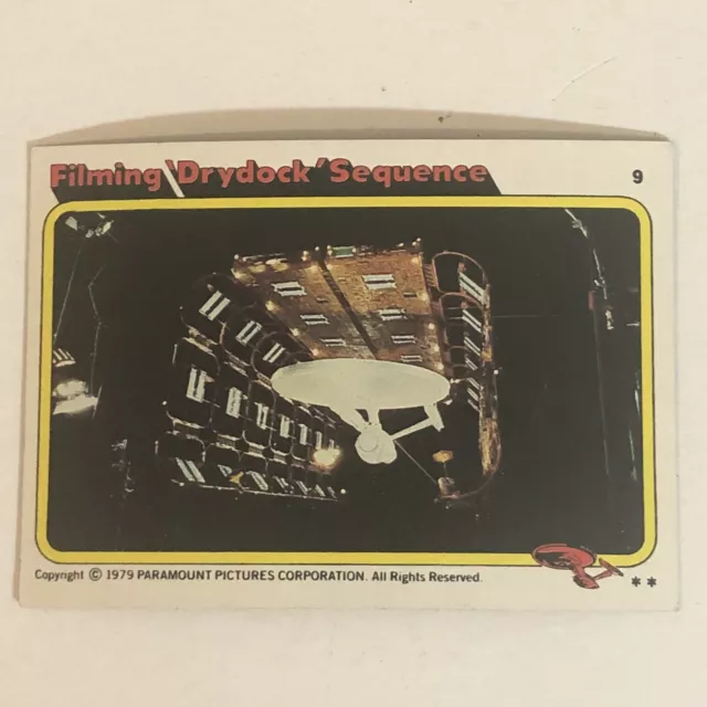 Filming Dry-dock Sequences Trading Card Star Trek The The Movie  #9
