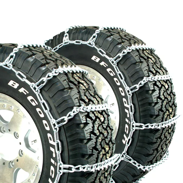 Titan Light Truck V-Bar Tire Chains Ice or Snow Covered Roads 5.5mm 265/75-16