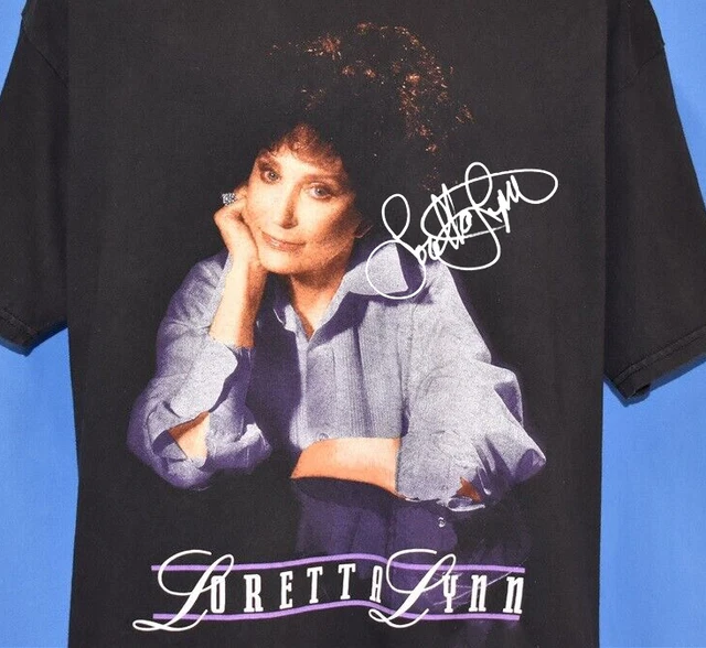 LORETTA LYNN 2001 TOUR COAL MINERS DAUGHTER Black All size Unisex Shirt …