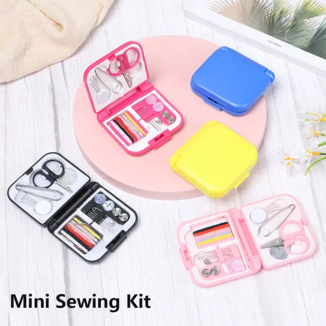 Buttons Professional Mini Sewing Kit Organizer Needle Threads Box Storage Bags