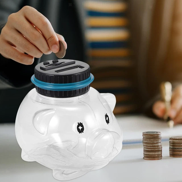 Digital Counting Money Jar Portable Coin Counter Bank for Friends Boys Gifts