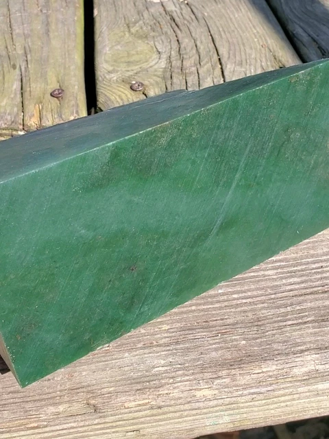 Siberian Dark Green Jade Rough, 3lbs 15oz