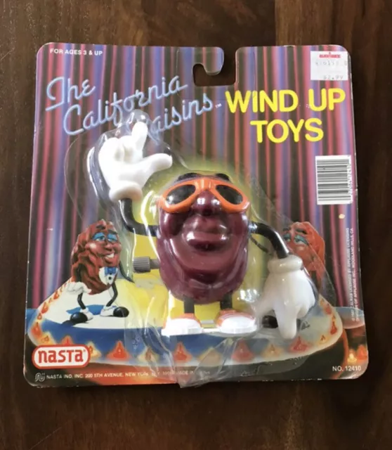 Vintage California Raisins Wind Up Toy Nasta Toys 1987