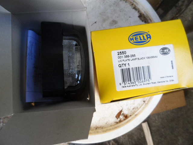 TRUCK TRAILER HORSE FLOAT CAR Hella Number Plate Lamp Assembly X 2 TRUCK TRAILER HORSE FLOAT CAR Hella Number Plate Lamp Assembly X 2
