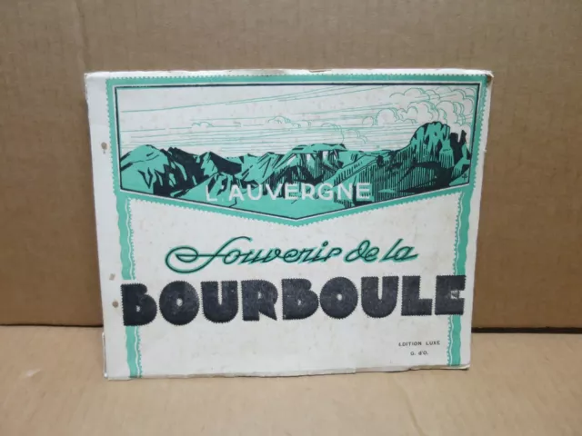 LA BOURBOULE (Puy de Dome) grand livret illustré à 12 vues