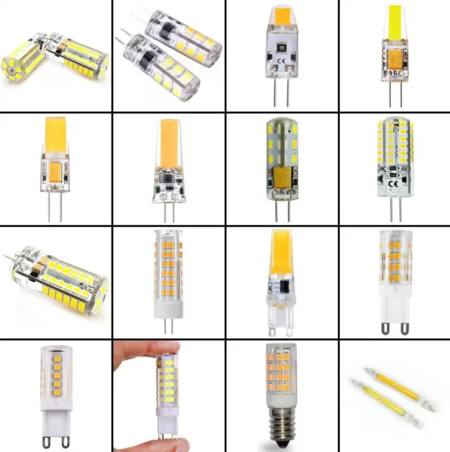 ★TheQ★ LED Lampe LED-Birnen G4/G9/R7S 12V/230V ab 1,2W COB SMD Energieeinsparung