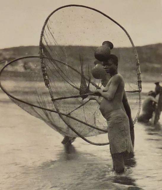 L'AFRIQUE QUI DISPARAIT ! Foto-AK Banzyville Pecheuse Fischer mit ihren Netzten